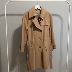 Timeless Michael Kors Wool Trench - Camel, Size 4